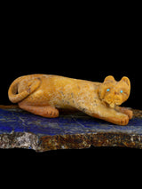 Jasper Mountain Lion Zuni Fetish