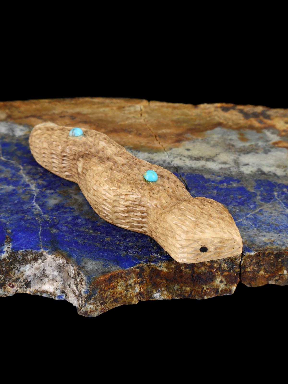 Serpentine Snake Zuni Fetish - PuebloDirect.com