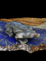 Labradorite Badger Zuni Fetish