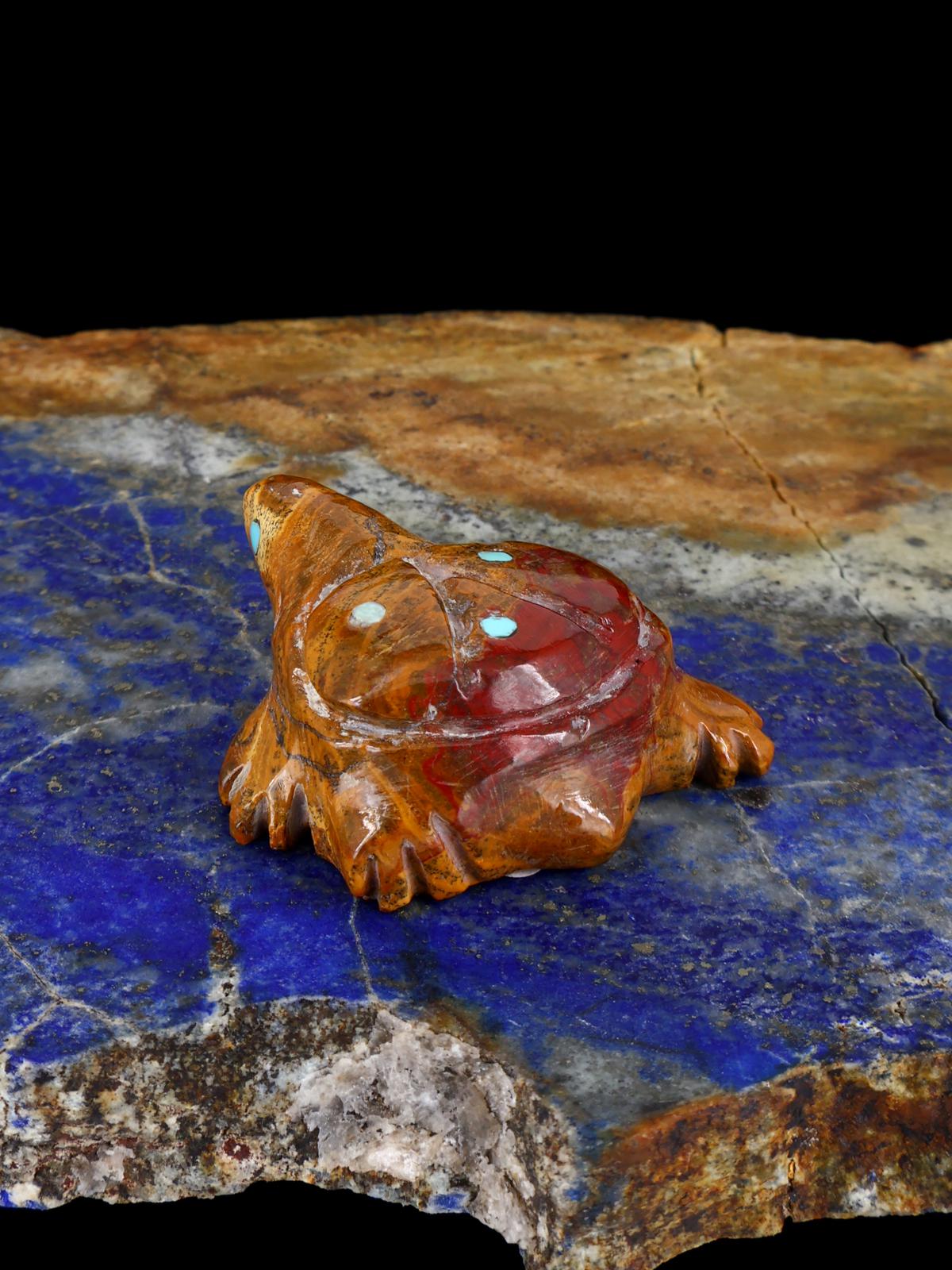 Onyx Turtle Zuni Fetish