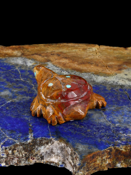 Onyx Turtle Zuni Fetish