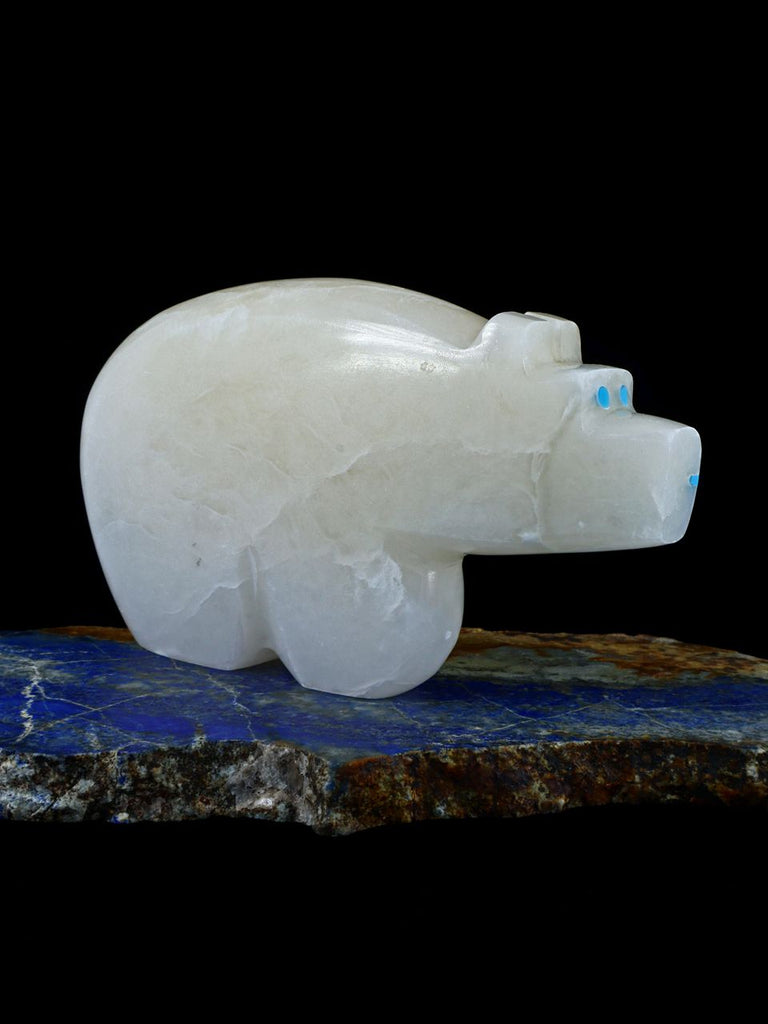 Calcite Bear Zuni Fetish - PuebloDirect.com