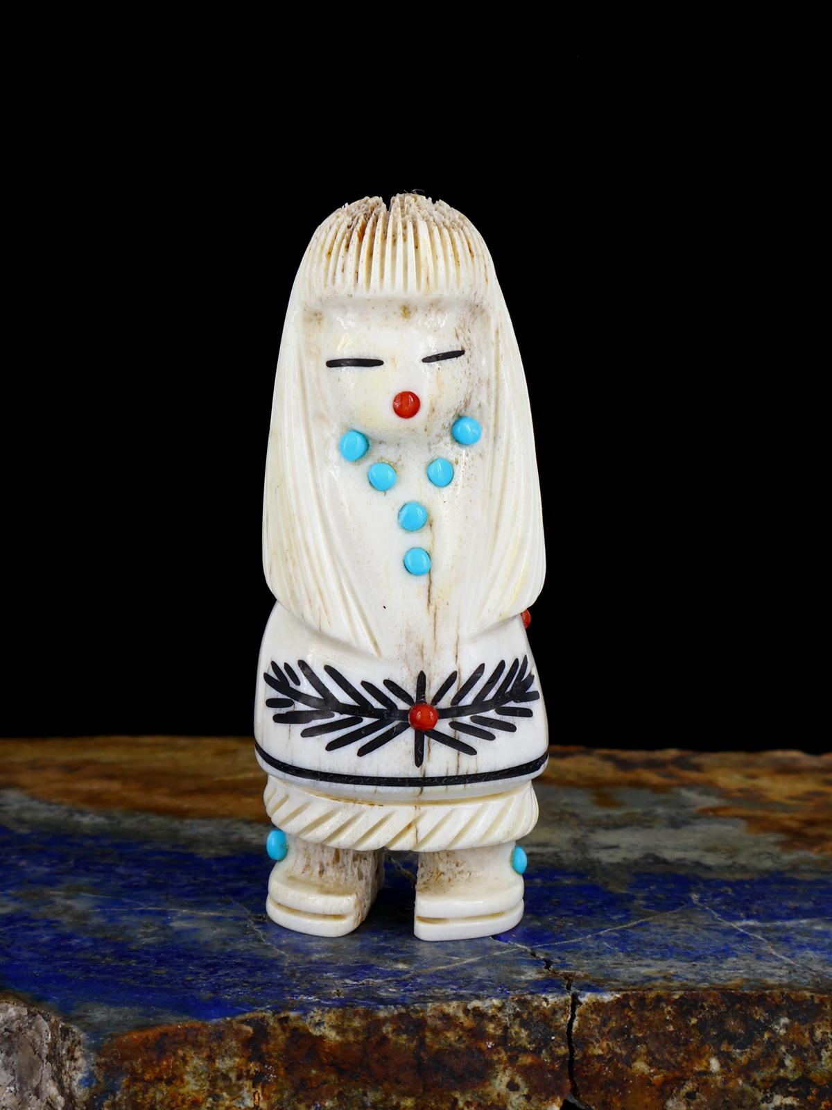 Antler Maiden Zuni Fetish Carving - PuebloDirect.com