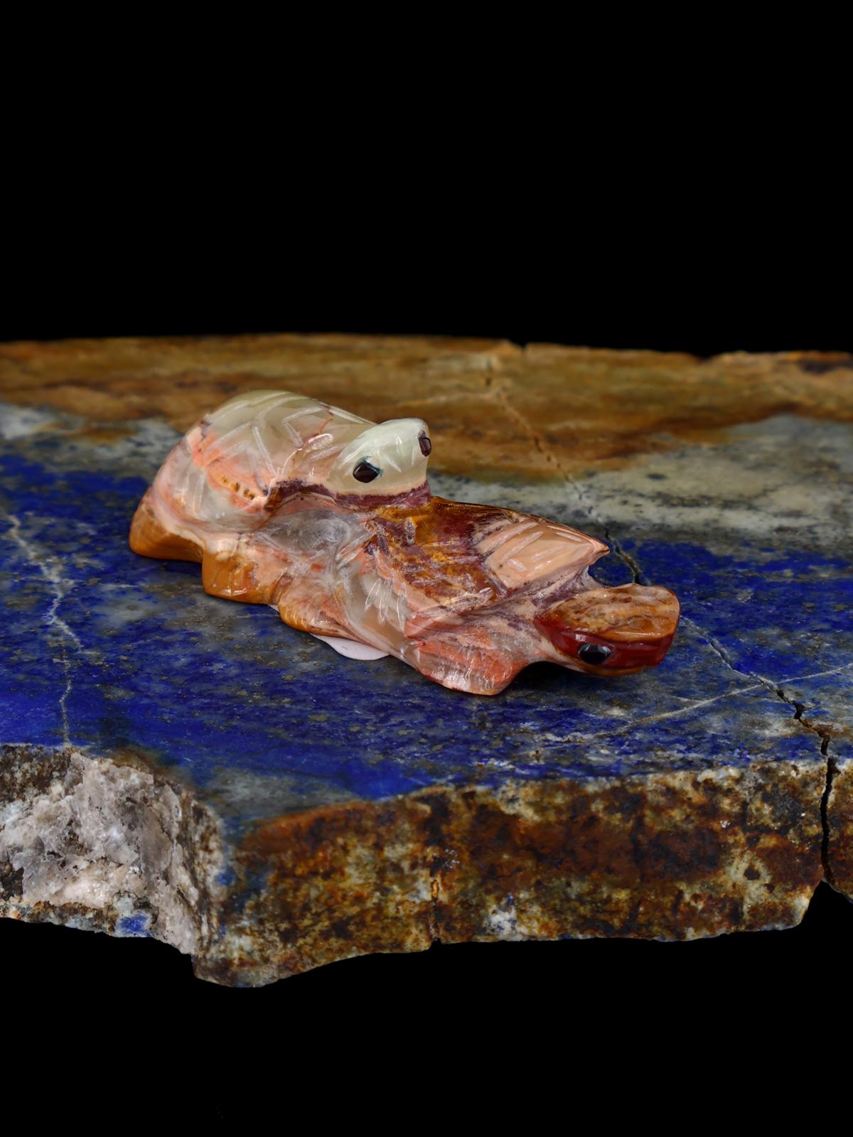 Onyx Turtles Zuni Carving