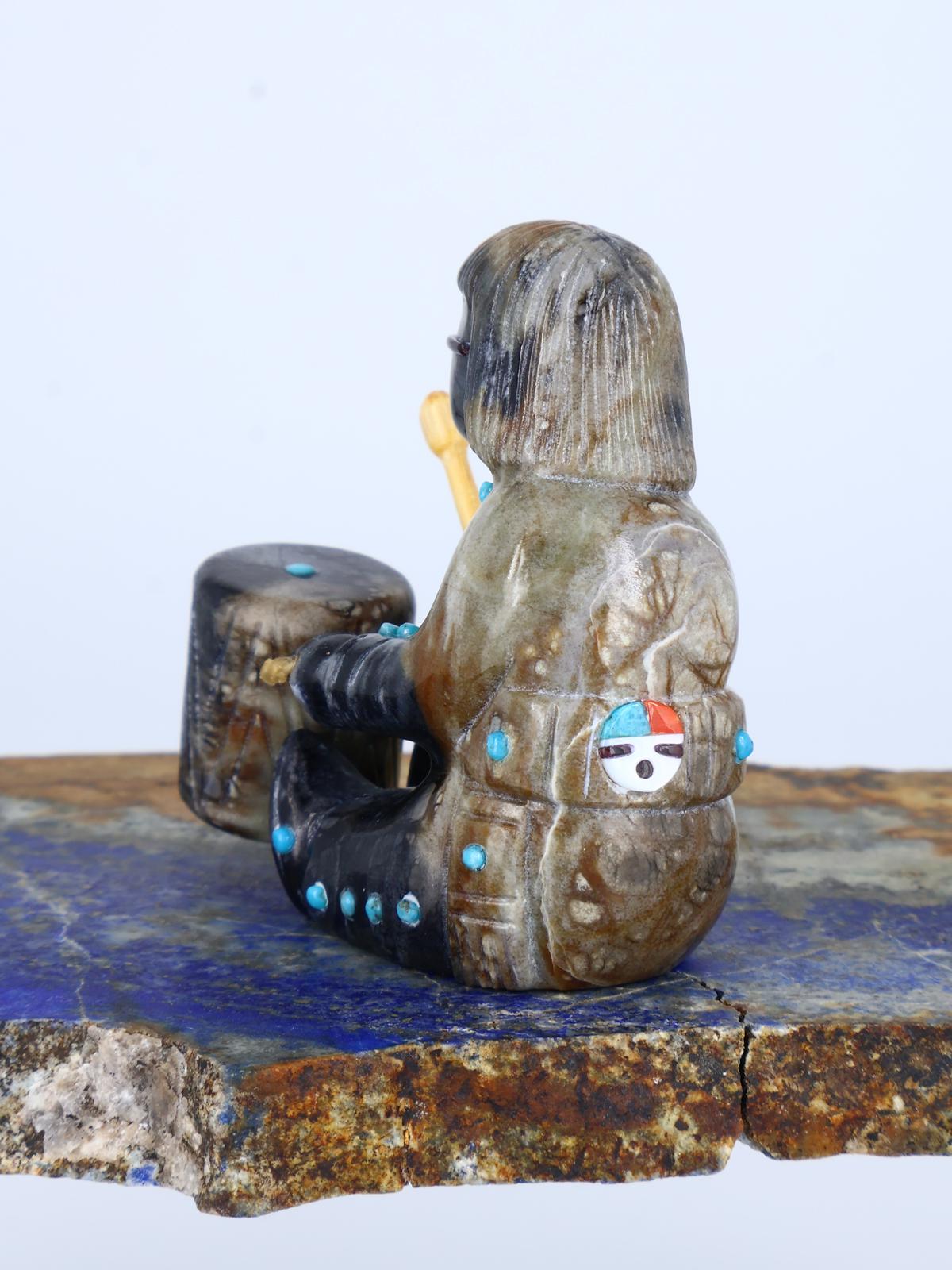 Picasso Marble Drummer Zuni Fetish