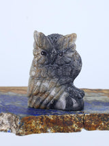 Picasso Marble Owl Zuni Fetish