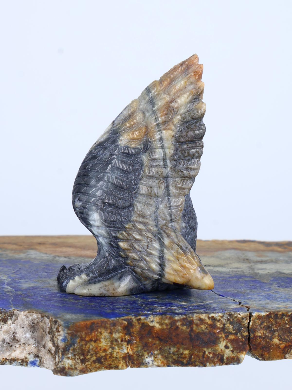 Picasso Marble Eagle Zuni Fetish