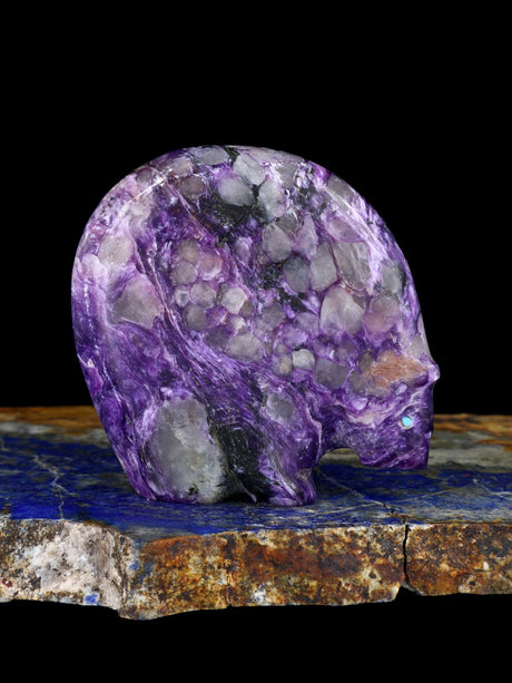 Charoite Medicine Bear Zuni Fetish