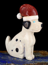 Soapstone Christmas Dalmatian Zuni Fetish