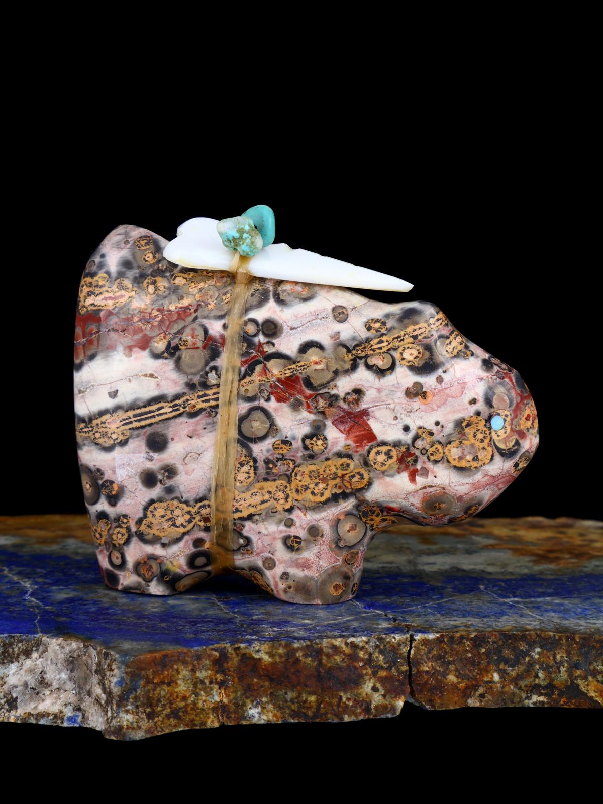 Leopard Skin Jasper Bobcat Zuni Fetish