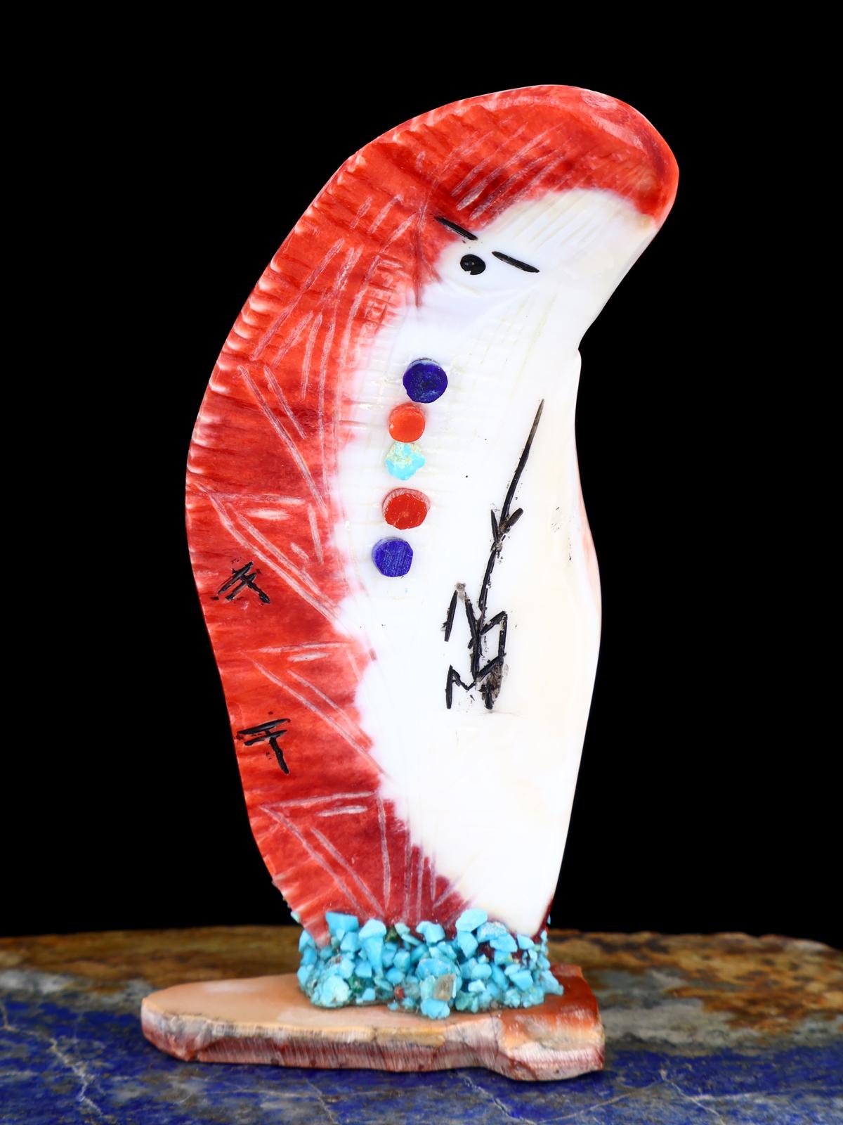 Spiny Oyster Shell Maiden Zuni Fetish