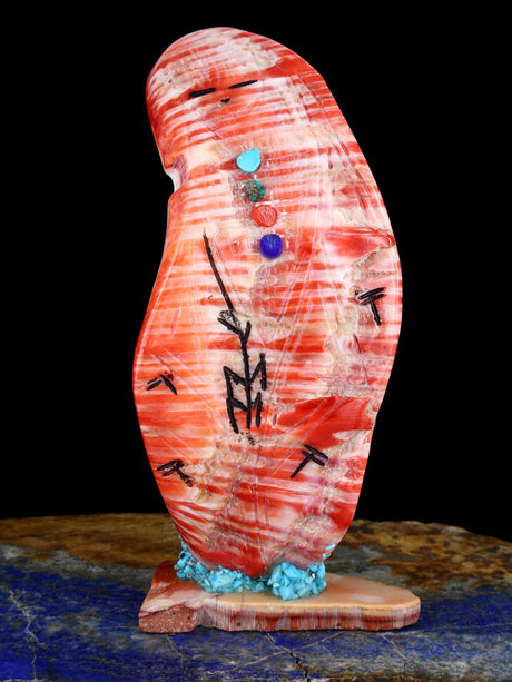 Spiny Oyster Shell Maiden Zuni Fetish