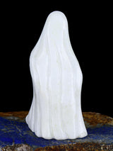 White Marble Ghost Zuni Carving