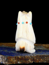 Antler Bear Zuni Fetish Carving