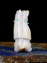 Antler Bear Zuni Fetish Carving