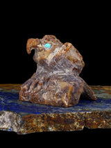 Marble Eagle Zuni Fetish