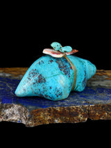 Chrysocolla Badger Zuni Fetish