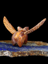 Onyx Flying Pig Zuni Fetish