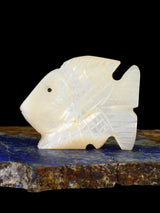 Mother of Pearl Fish Zuni Fetish