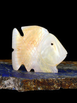Mother of Pearl Fish Zuni Fetish