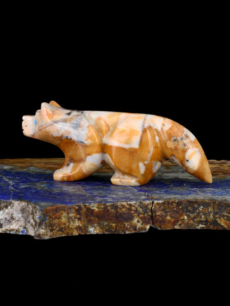 Tigilite Wolf Zuni Fetish