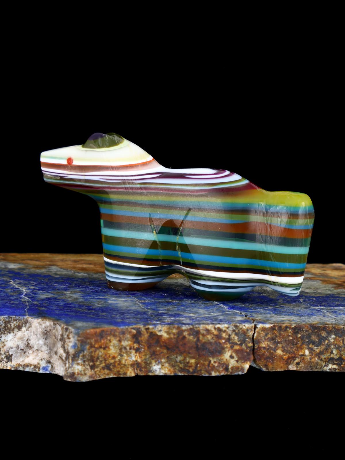 Fetiche Zuni de Caballo de Resina