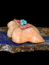 Dolomite Badger Zuni Fetish