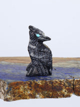 Picasso Marble Bird Zuni Fetish - PuebloDirect.com