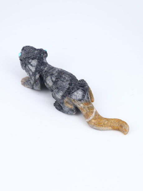 Picasso Marble Lizard Zuni Fetish - PuebloDirect.com