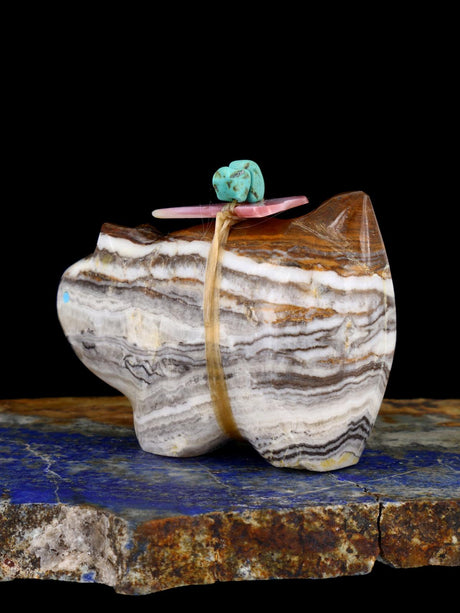 Onyx Bobcat Zuni Fetish