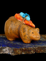 Serpentine Bear Zuni Fetish - PuebloDirect.com