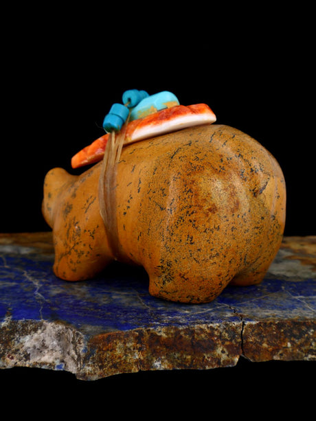 Fétiche Lion Serpentin Zuni