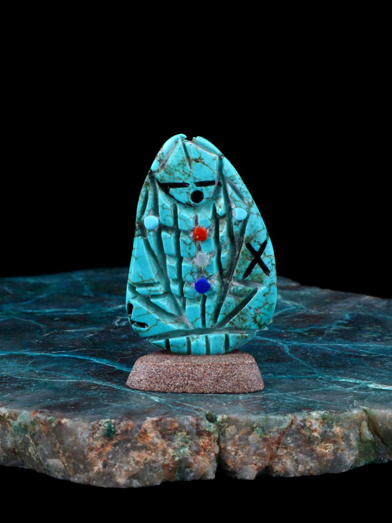 Turquoise Double Maiden Zuni Fetish - PuebloDirect.com