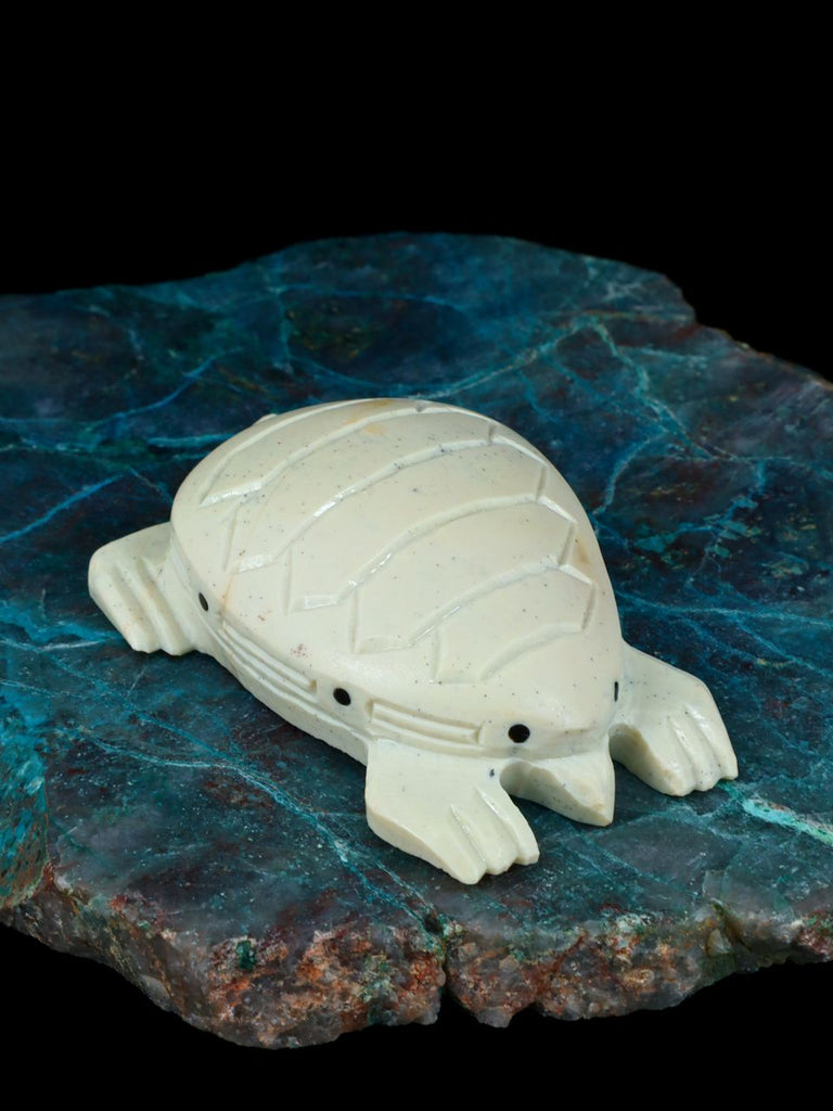 Zuni Fish Rock Turtle Zuni Fetish - PuebloDirect.com