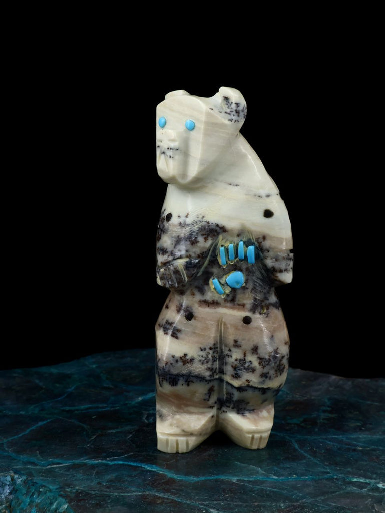 Serpentine Bear Zuni Fetish - PuebloDirect.com