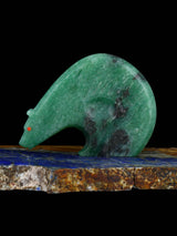 Aventurine Bear Zuni Fetish