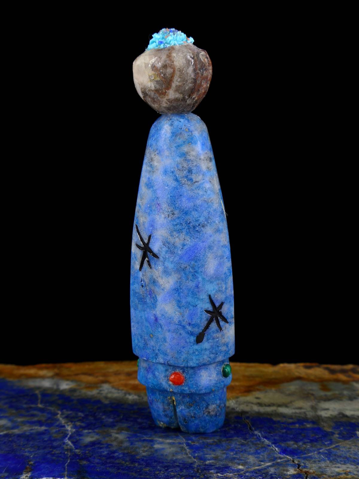 Denim Lapis Maiden Zuni Fetish