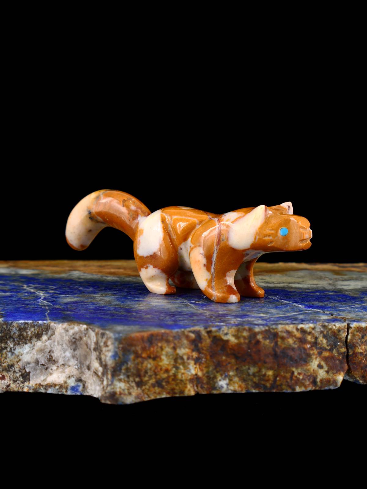 Tigilite Mountain Lion Zuni Fetish