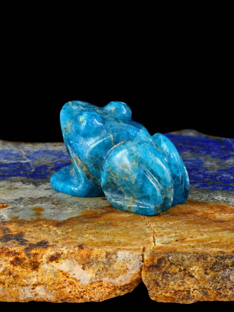 Chrysocolla Frog Zuni Fetish