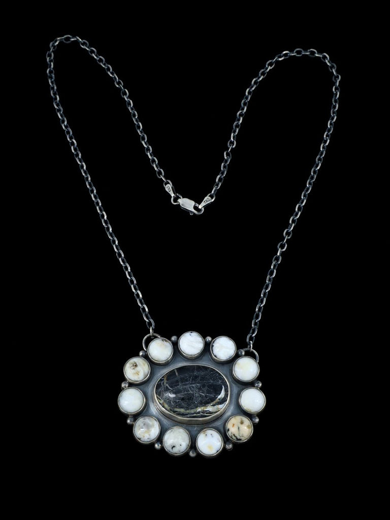 Native American Jewelry White Buffalo Necklace - PuebloDirect.com