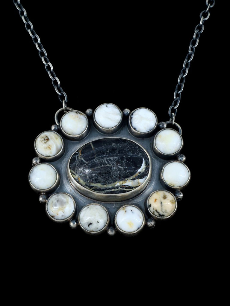 Native American Jewelry White Buffalo Necklace - PuebloDirect.com