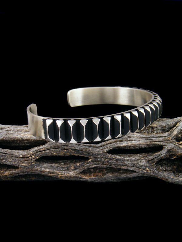Native American Jewelry Sterling Silver Cuff Bracelet - PuebloDirect.com