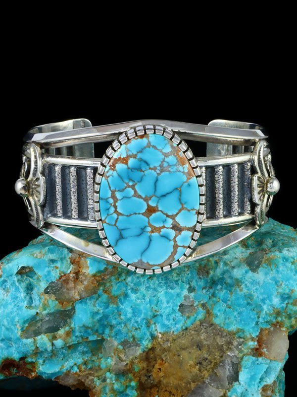Native American Jewelry Sierra Nevada Turquoise Cuff Bracelet - PuebloDirect.com