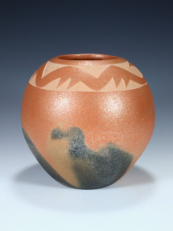 Nambe Pueblo Hand Coiled Micacious Pottery - PuebloDirect.com
