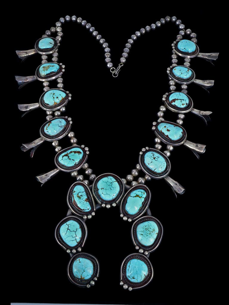 American Indian Turquoise Necklace – The Russian Store
