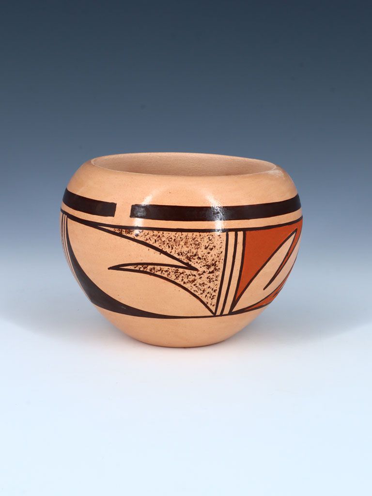 Hopi Hand Coiled Pottery Seed Pot - PuebloDirect.com