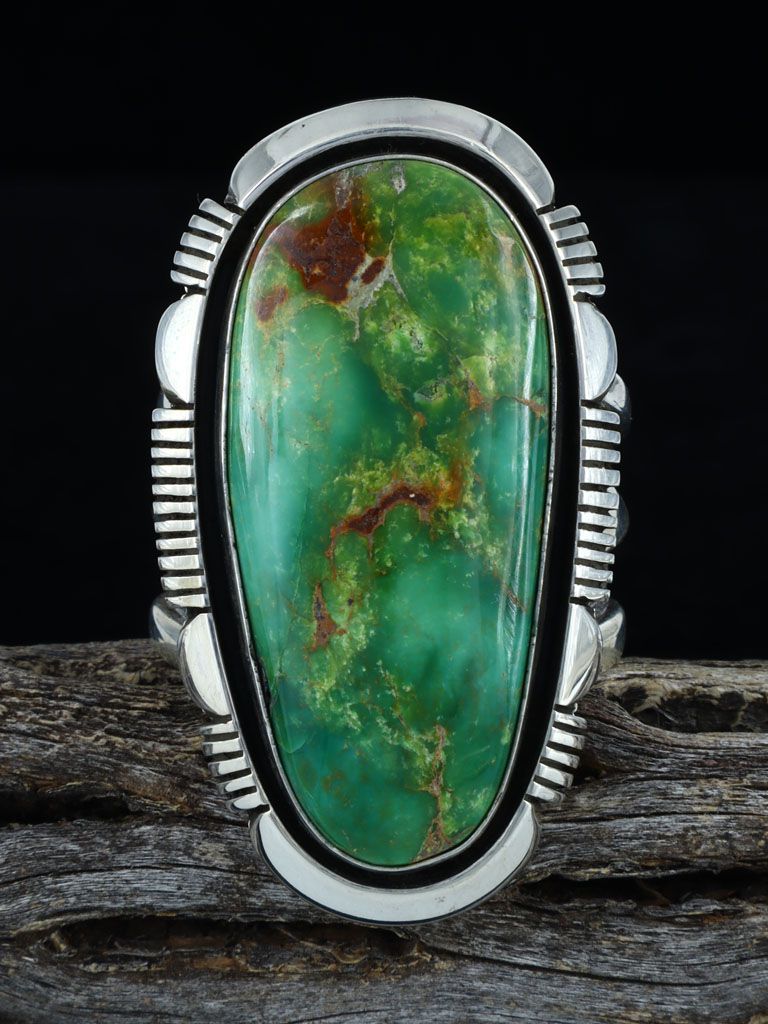 Native American Royston Turquoise Ring, Size 14 - PuebloDirect.com