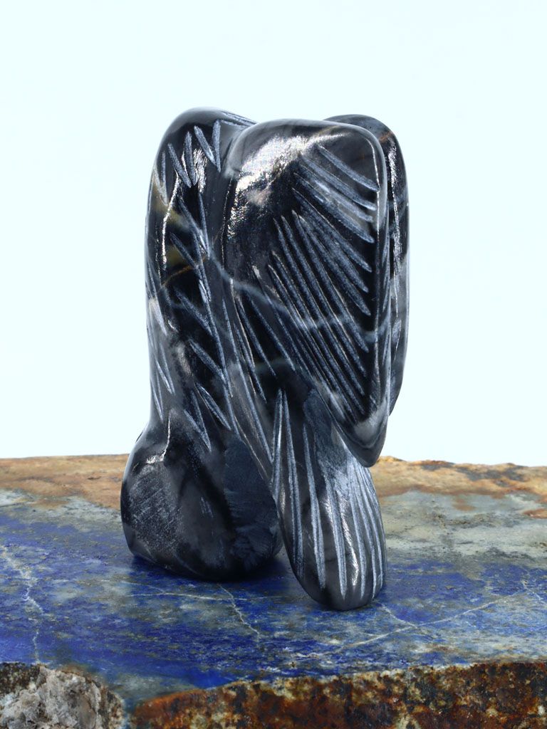 Picasso Marble Eagle Zuni Fetish - PuebloDirect.com